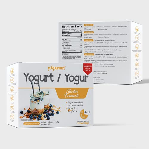 Yogourmet Gluten-Free Yogurt Starter Culture (16 Pack)