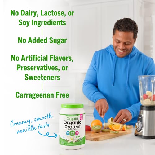 Organic Vanilla Plant-Based Protein Powder 2.0 lb