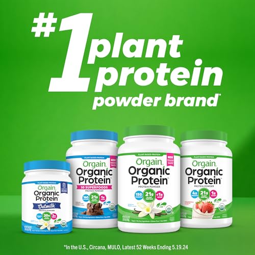 Organic Vanilla Plant-Based Protein Powder 2.0 lb