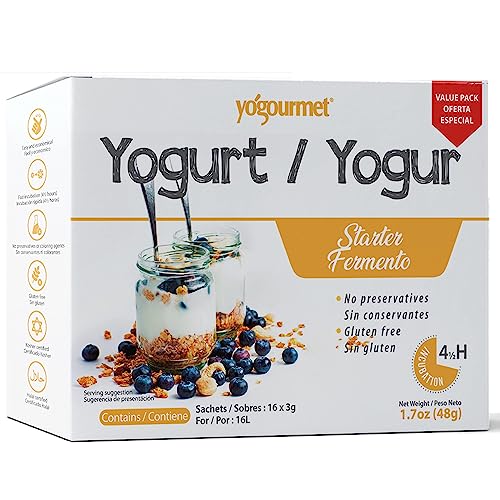 Yogourmet Gluten-Free Yogurt Starter Culture (16 Pack)