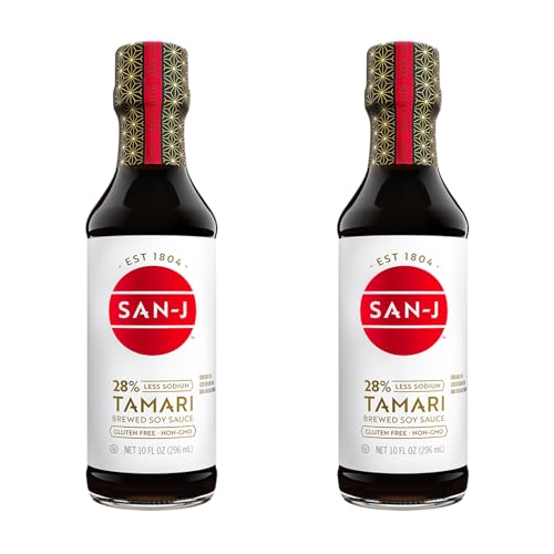 San-J Gluten-Free Tamari Sauce, Low Sodium, 300ml