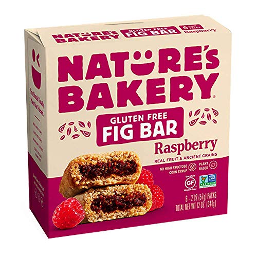 Raspberry Fig Bars by Nature's Bakery - 6 Pack