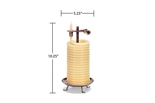 Eco-Friendly Hour-Long Beeswax Vertical Candle