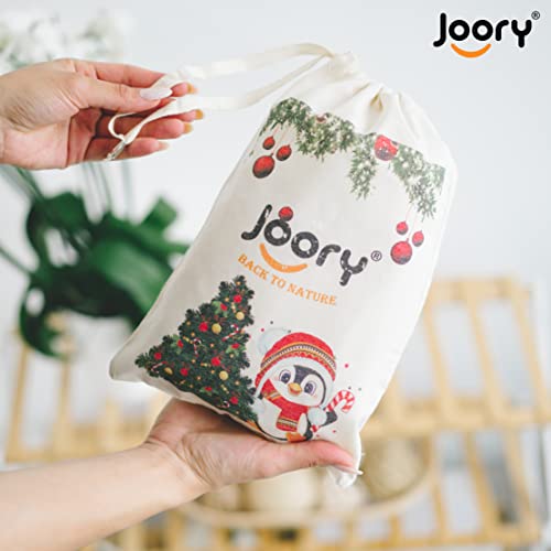 JOORY Biodegradable Natural Loofah Sponges - 3 Pack
