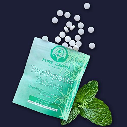 Eco Friendly Fluoride Toothpaste Tablets - 60 Count