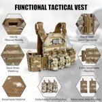 Adjustable Lightweight Tactical Vest for Men