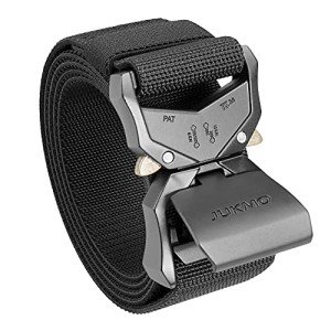 JUKMO Tactical 1.5" Nylon Rigger Belt - Black