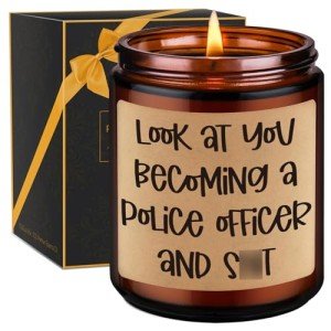 Funny Scented Candle Gift for Police Officers