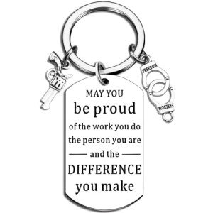 Cool Keychain for Police Officers & Appreciation Gifts