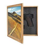 Hidden Gun Storage Picture Frame and Shelf