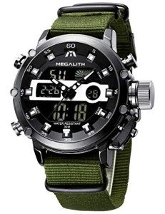 Megalith Men's Waterproof Digital Tactical Watch