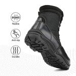 NORTIV 8 Men's Tactical Side Zipper Combat Boots