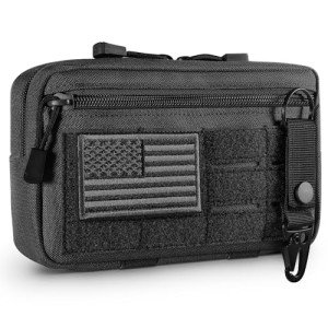FRTKK Tactical Molle Admin Pouch with US Flag