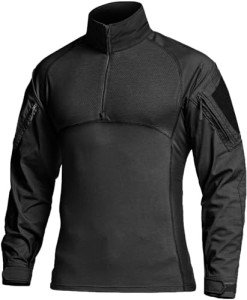 CQR Men's Tactical 1/4 Zip Combat Shirt
