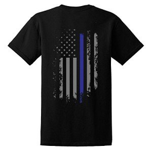Back The Blue America Flag Police Lives Matter Tee