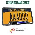 Thin Blue Line License Plate Frame - Patriotic Car Tag