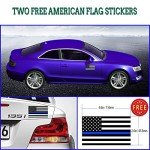 Thin Blue Line License Plate Frame - Patriotic Car Tag