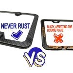 Thin Blue Line License Plate Frame - Patriotic Car Tag