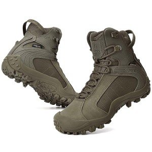 XPETI Men's 8" Waterproof Tactical Combat Boots