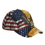 Personalized Veteran Cap with American Flag Design