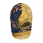 Personalized Veteran Cap with American Flag Design