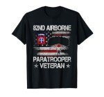 82nd Airborne Veteran Flag T-Shirt for Heroes