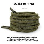 Army Green Camouflage Rope Shoelaces for Boots