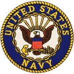 US Navy Logo Seal Embroidered Iron-On Patch