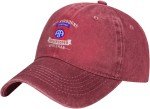 82nd Airborne Division Paratrooper Veteran Baseball Cap