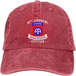 82nd Airborne Division Paratrooper Veteran Baseball Cap