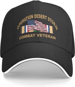 Desert Storm Veteran Adjustable Baseball Cap
