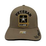 US Army Premium Khaki Baseball Cap with Logo