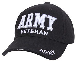 Rothco Army Veteran Low Profile Black Cap