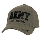 Olive Drab Army Veteran Low Profile Cap
