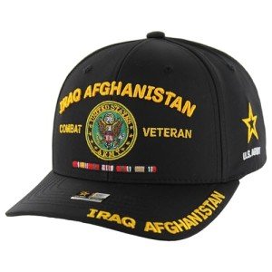 Official US Army Veteran Adjustable Cap - Black