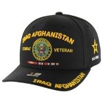 Official US Army Veteran Adjustable Cap - Black
