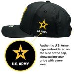 Official US Army Veteran Adjustable Cap - Black