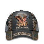 Veterans Baseball Hat with Eagle Design