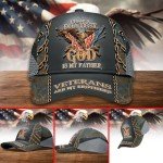 Veterans Baseball Hat with Eagle Design