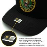 Official US Army Veteran Adjustable Cap - Black