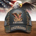 Veterans Baseball Hat with Eagle Design