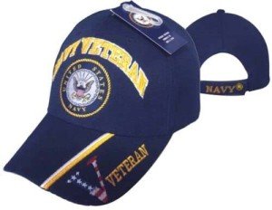 U.S. Military Veteran Navy Blue Baseball Cap