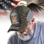 Veterans Baseball Hat with Eagle Design