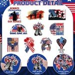 30 Patriotic Red White Blue Tree Ornaments