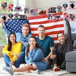 30 Patriotic Red White Blue Tree Ornaments