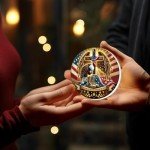 Patriotic Bald Eagle Christmas Ornament for Veterans