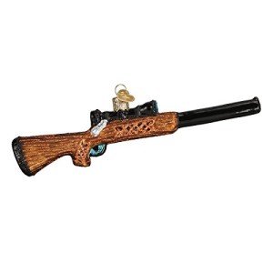 Gun Collection Glass Blown Ornaments for Christmas