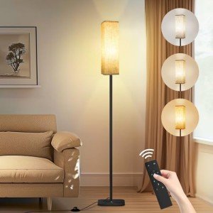 Modern Standing Floor Lamp with Remote Control