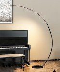 Remote Control Arc Floor Lamp - Dimmable LED Light