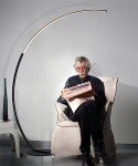 Remote Control Arc Floor Lamp - Dimmable LED Light